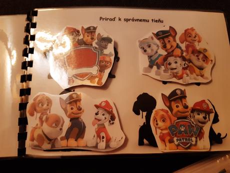 Paw patrol zosit s aktivitami, 