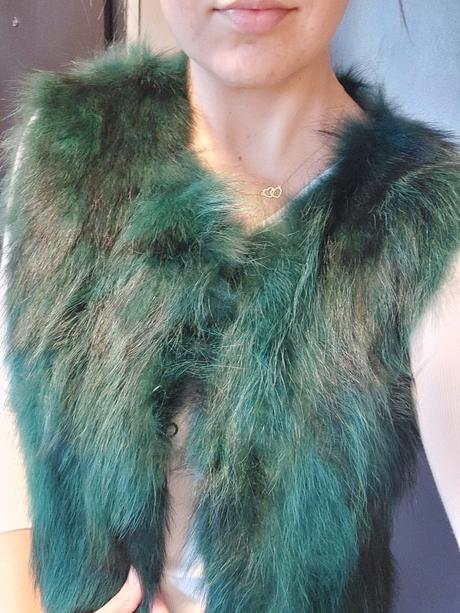 Kožušinová vesta líška, m / s