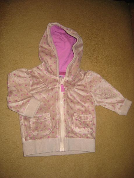 Velúrová mikina na zips s kapucňou, f&f,62