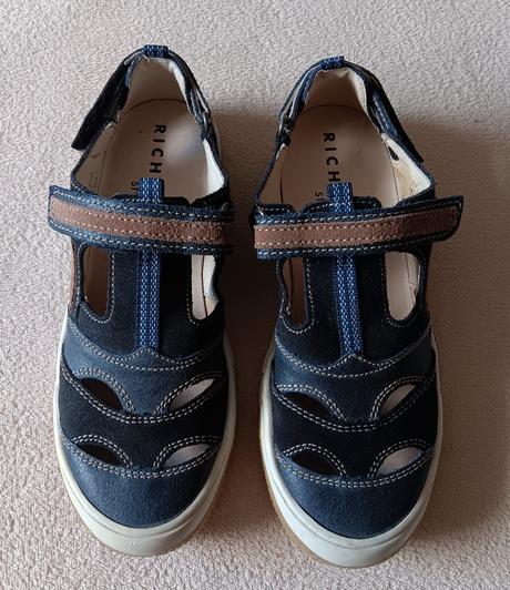 Nové kožené topánky chlapec veľ. 33, 33