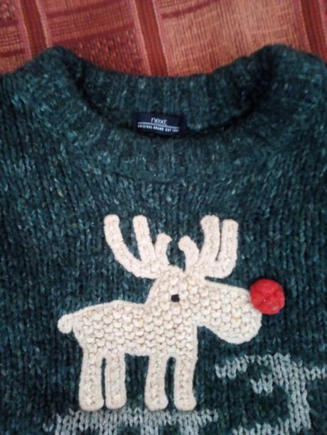 Detský vianocny sveter zn.next, 80