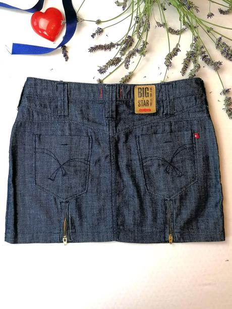 Riflová mini sukňa, g-star raw,s