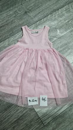 Tylové šatičky 9-12m, ergee,80