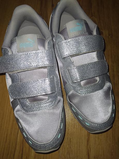 Strieborné tenisky, puma,35