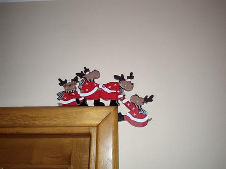 Vianočná dekorácia na dvere,