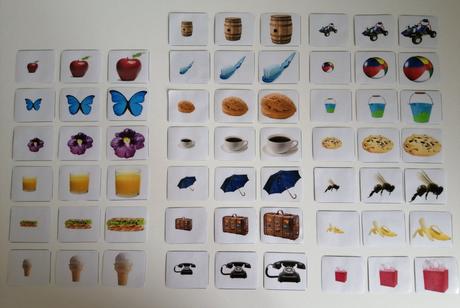 60 ks montessori kartičiek - malý, väčší, najväčší,