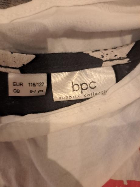 Šaty s tričkom, bonprix,116
