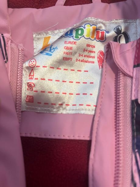 Bunda do dazda zateplena 2-4r, 98/104, lupilu,104