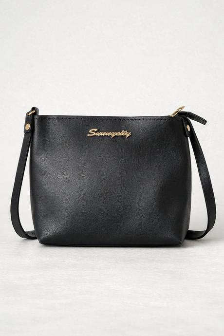 Čierna crossbody kabelka, 