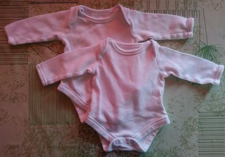 2 ks biele body, john lewis, 56 cm, john lewis baby,56
