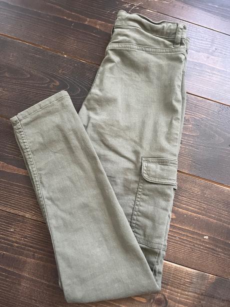 Tenké cargo nohavice 152, h&m,152