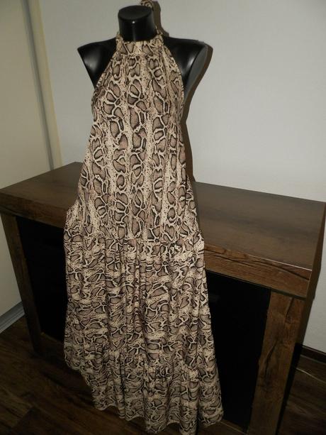 Šaty-hadí vzor, xl