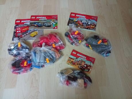 3x lego mcqueen 10745, 10743 a 10733, 