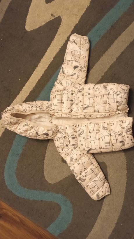 Dievčenská zimná bunda 12-18 m, f&f,86