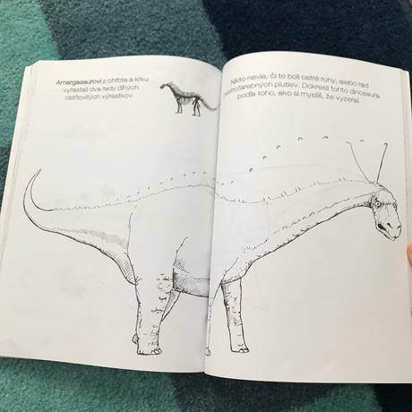 Knižka dinosaurie čarbanice,