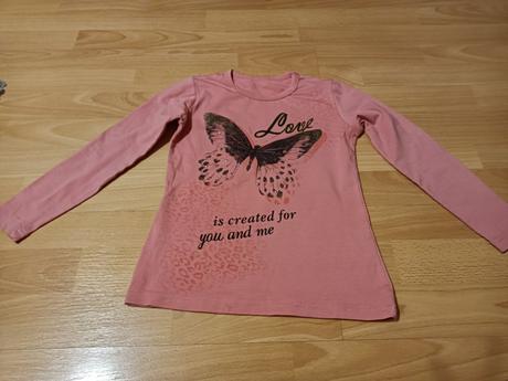Dievčenské tričko s dlhým rukávom, 