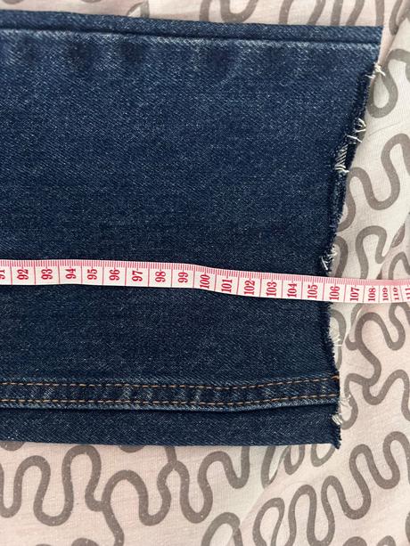 Široké modré džínsy, amisu,xs