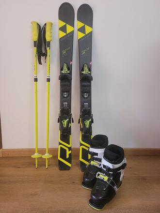 Detský lyžiarsky výstroj zn. fischer a dalbello, fischer,100-109 cm