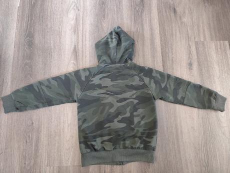 Maskáčová mikina na zips, 116
