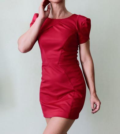 Červené origami minišaty river island veľ.34, river island,xs