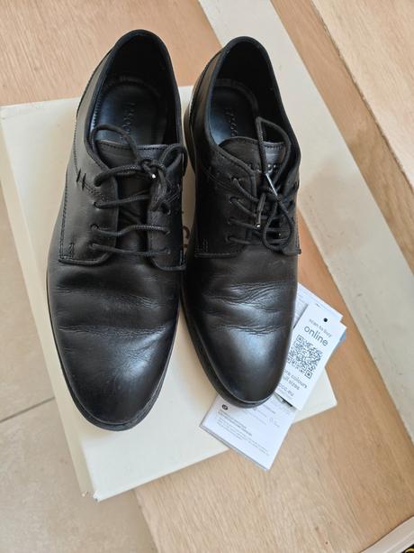 Čierne kožené topánky, lasocki,38