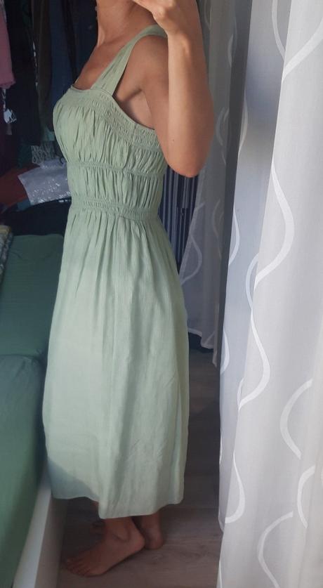Midi šaty, h&m,s