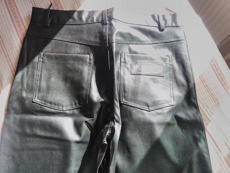 Nove kozene panske nohavice, 48