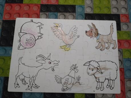 Veľké puzzle farma,