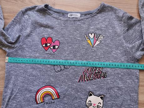 Pletený svetrík, h&m,170