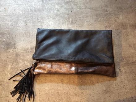 Kožená clutch kabelka zn.mango, mango