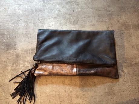 Kožená clutch kabelka zn.mango, mango