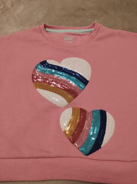 Mikina so srdiečkami, f&f,116