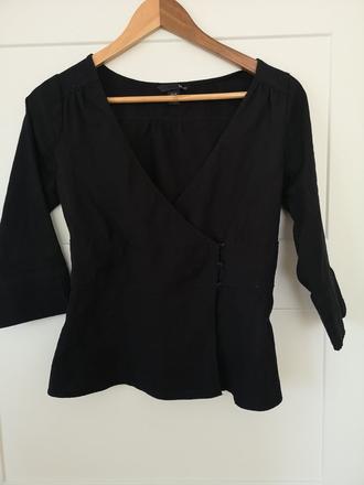 Čierna bluzka, h&m,36