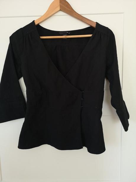 Čierna bluzka, h&m,36