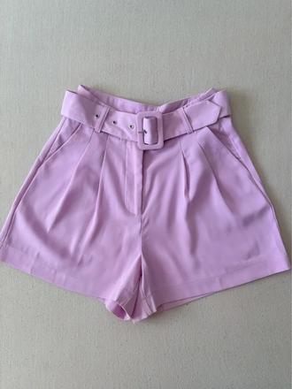 Elegantné dámske kraťasy s opaskom, amisu,34