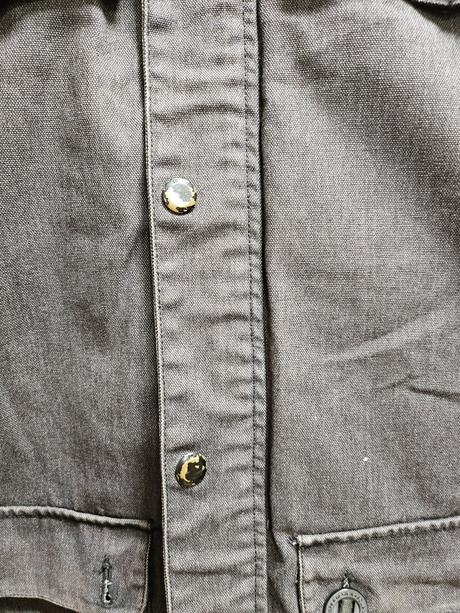 Sivá bunda cropp l, l