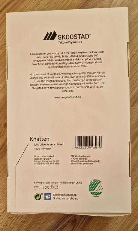 Dvojdielny flísový set mikina a tepláky, skogstad,116