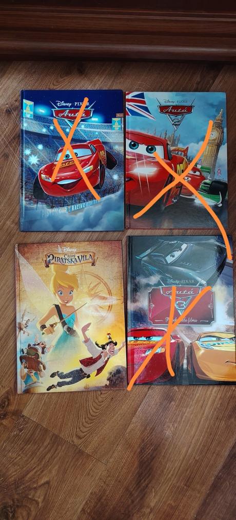 Detské knihy disney, vianočné a iné, 