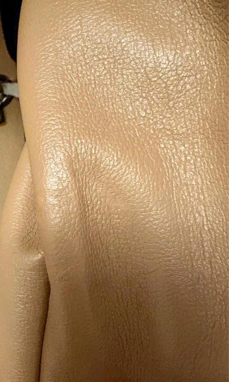 Koženkový kabát s kožušinou, mohito,32