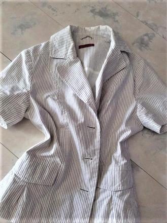 Letné prúžkované kratšie sako, m