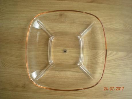 5-dielny tanier kayla orange, 