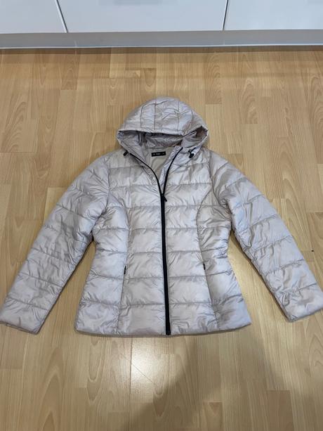 Béžová bunda m/l, f&f,m