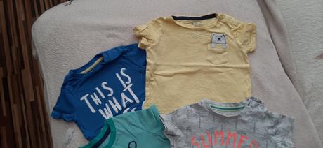 Krasne tričká 4 ks, f&f,80