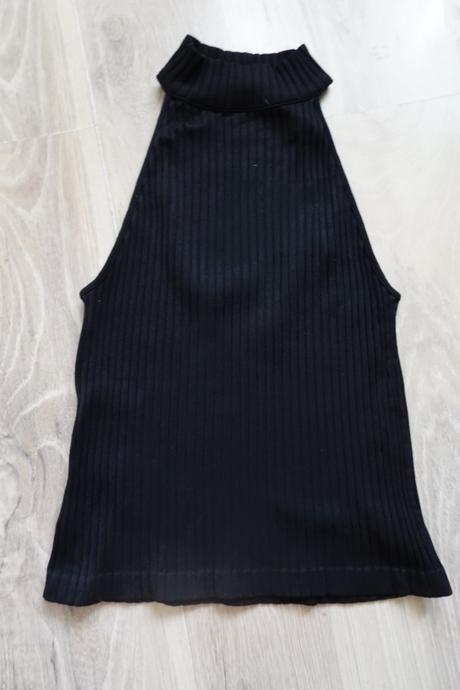 Úpletový rebrovaný top zara, zara,m