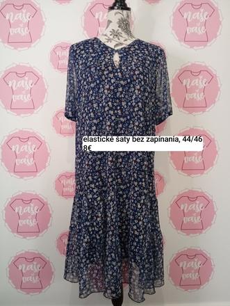 Elastické šaty bez zapínania 44/46, 46