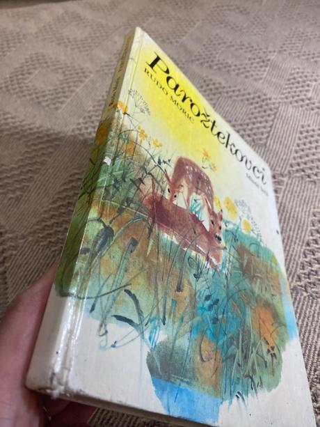 Krásna stará retro kniha parožtekovci rudo moric,