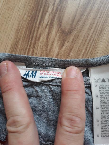 Dievčensky krataskový overal h&m č.152, h&m,152