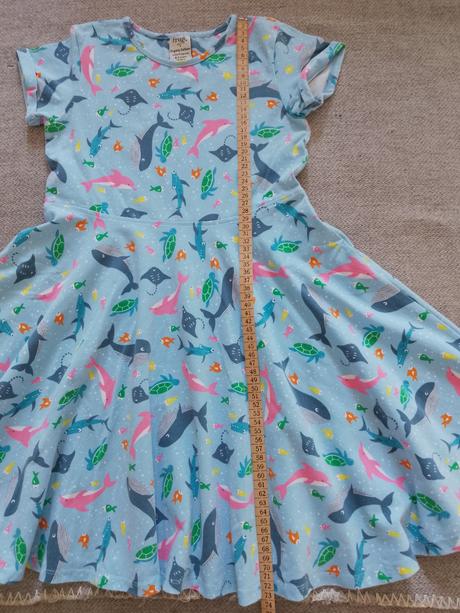 Dievčenské letné šaty zn. frugi, 134