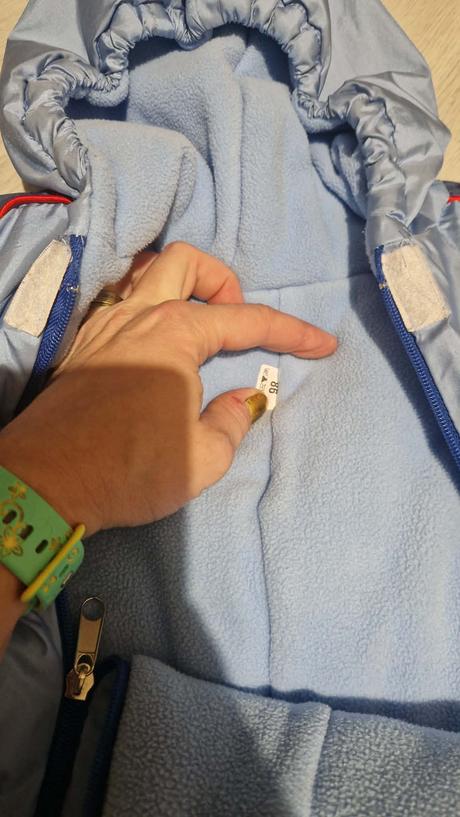 Zateplená zimná kombinéza, overal, 86