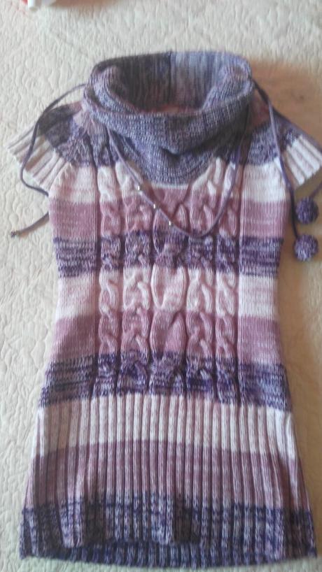 Pleteny  pulóver, m